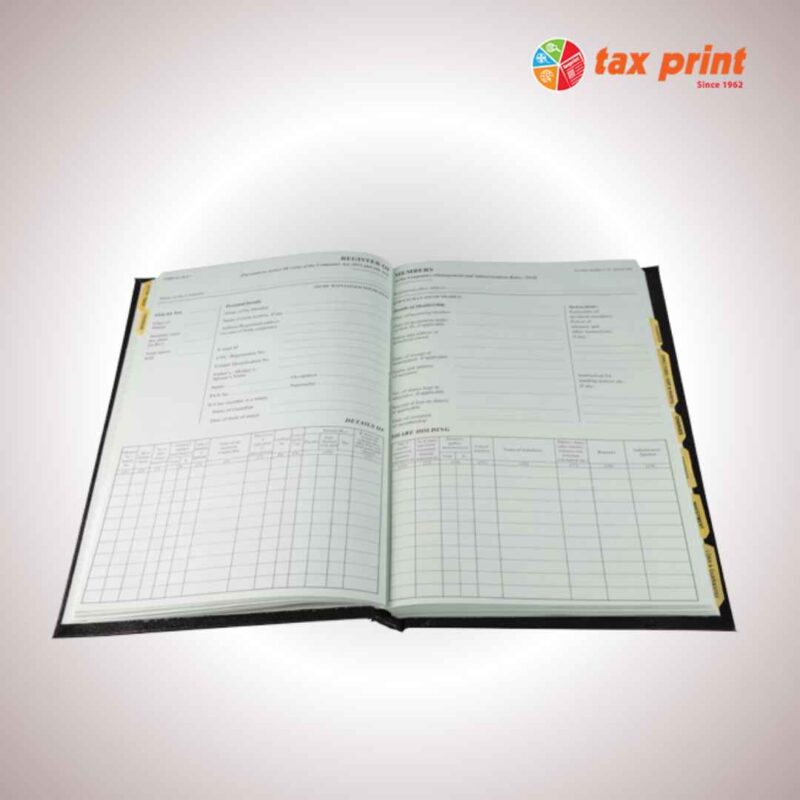 Statutory Combined Register As per Companies Act 2013