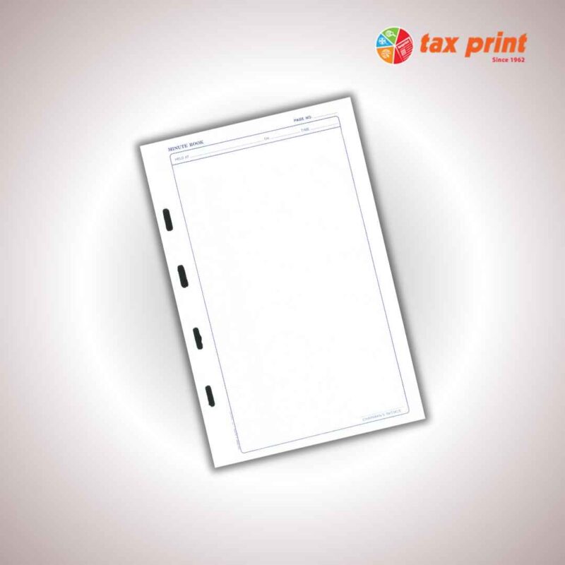 Premium White Minutes Paper in Mumbai for Reliable Record Maintenance 7 Minutes Paper (Size FS) (White) (100 Pc)