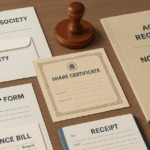 Tax Print Maharashtra Co-Op. HSG Society Stationery in Mumbai