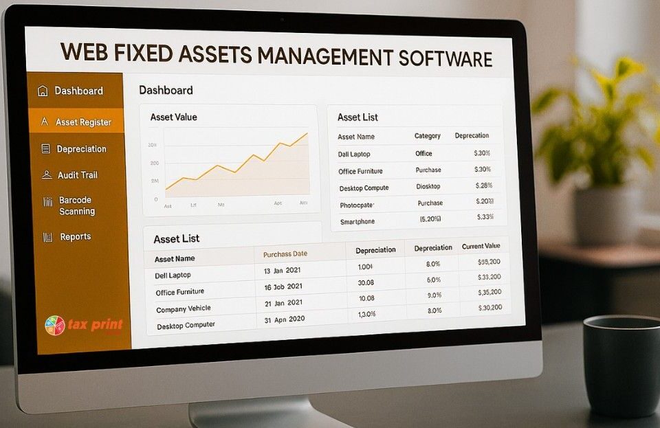 TaxPrint-Best Web fixed asset software in Mumba